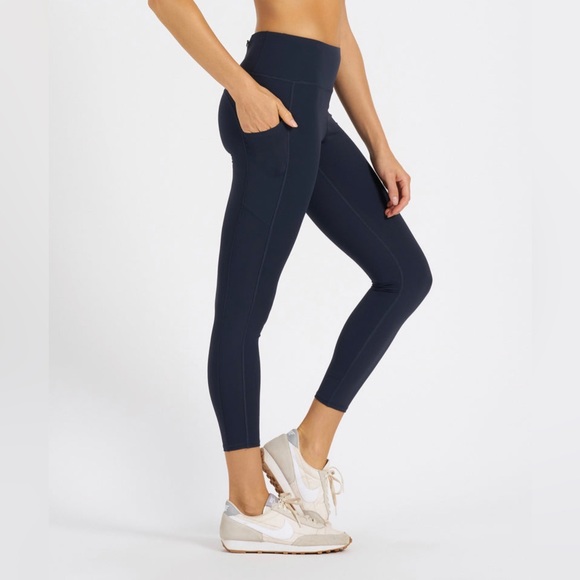 Vuori Pants - Vuori Stride Performance Legging, Size Medium, Midnight Blue